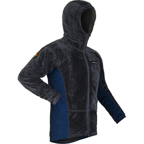 Paramo Mens Enduro Plus Fleece - Dark Grey/Cobalt