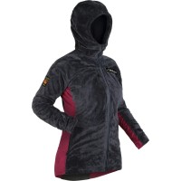 Paramo Womens Ventura Plus Fleece - Dark Grey/Carmine